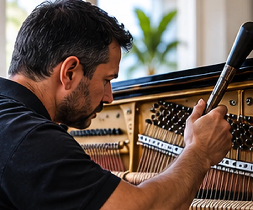 Accordage de piano à La Réunion